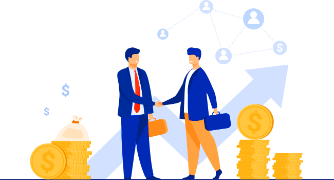 Simple Metro loan process illustration
